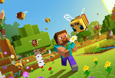 Minecraft Player Creates Oil Painting of Towering Fortress in Game