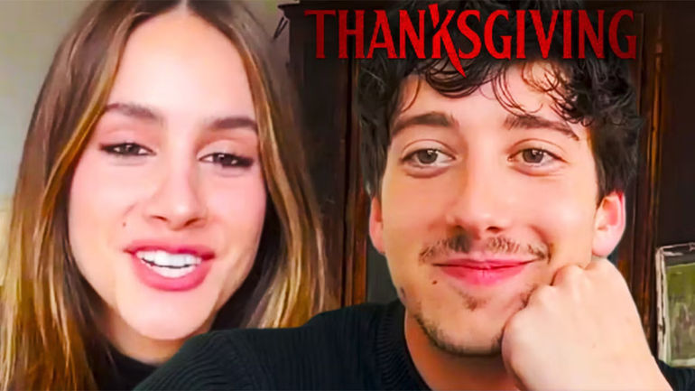 Thanksgiving Interview: Nell Verlaque & Milo Manheim On Working With Director Eli Roth