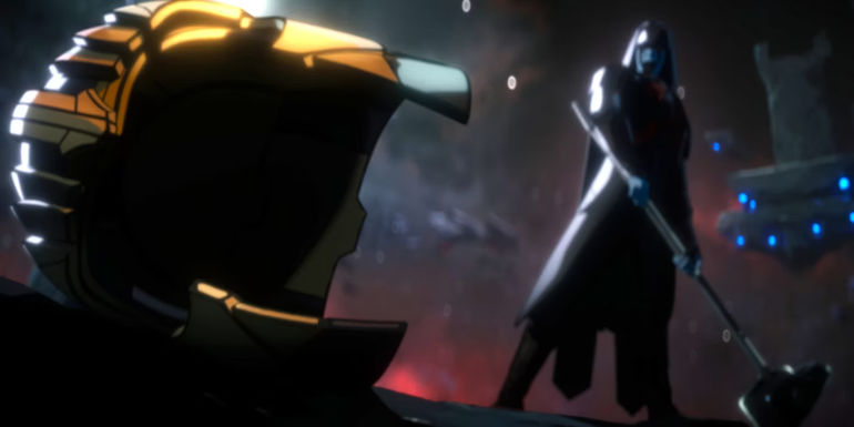 Ronan the Accuser standing over Thanos' helmet in What If...? Season 2 episode 1
