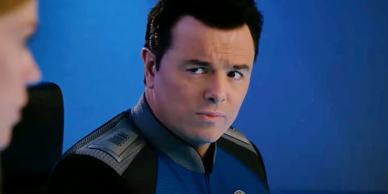 Seth MacFarlane as Ed Mercer in The Orville.