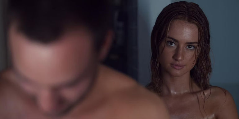 Lucy looking at Stephen in Tell Me Lies