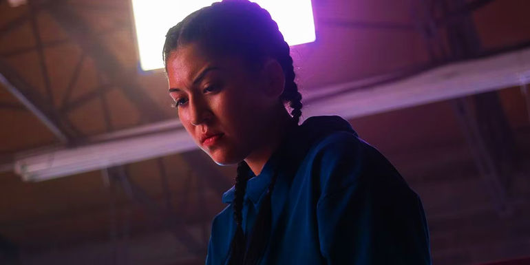Maya Lopez boxing in Hawkeye and Echo