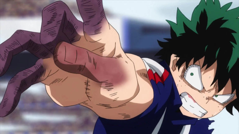My Hero Academia chapter 413 is set to give Deku a path to victory as his body begins breaking down (Image via Studio bones)