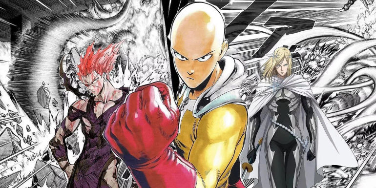 The One Punch Man manga (Image via Shueisha).