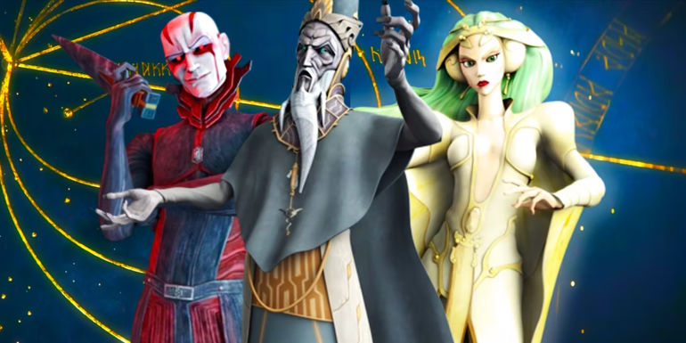 Ahsoka Starmap and Mortis Gods