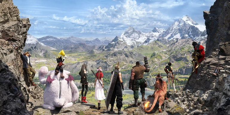 Final Fantasy 7 Rebirth group shot Gaia