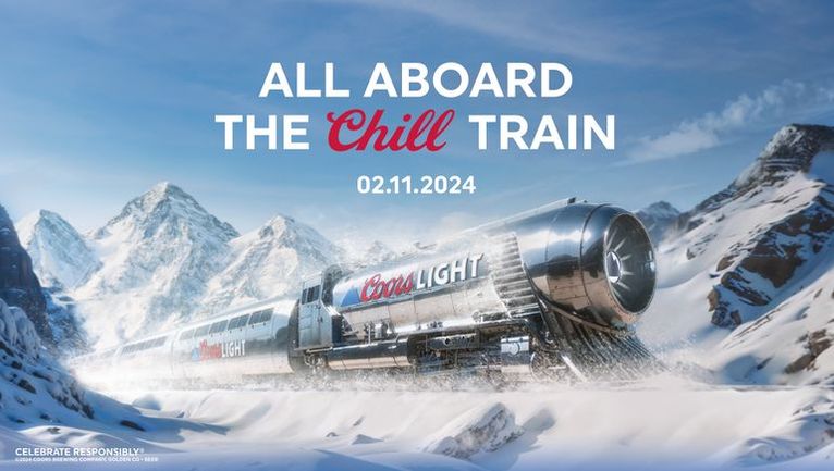 The Return of the Chill Train: Coors Light's Iconic Comeback