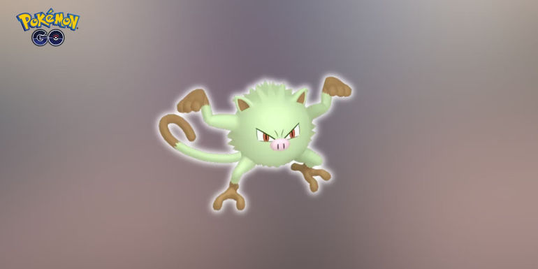 Shiny Mankey in Pokemon GO