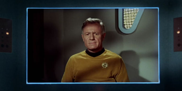 Richard Derr as Commodore Barstow in Star Trek