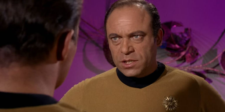 Malachi Throne as Commodore Mendez in Star Trek: TOS