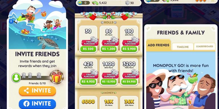 monopoly go invitation
