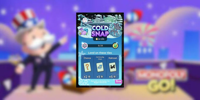 cold snap rewards monopoly go