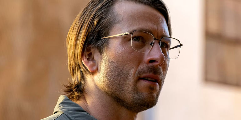 Glen Powell as Gary Johnson in Hit Man
