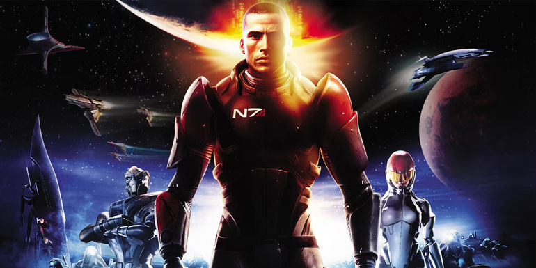 Mass Effect's original cover art.