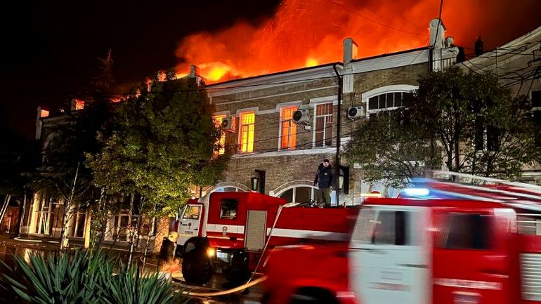 Tragic Fire Destroys National Art Gallery in Abkhazia
