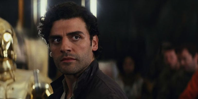 Oscar Issac as Poe Dameron in Star Wars: Episode VII - The Force Awakens.