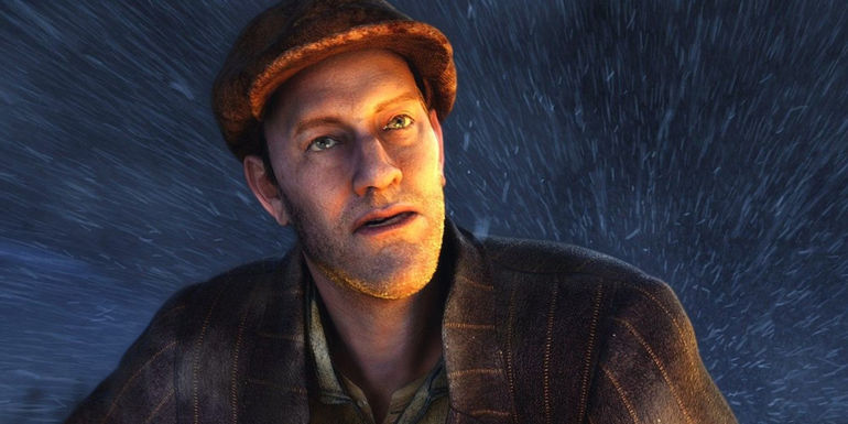 The hobo in The Polar Express