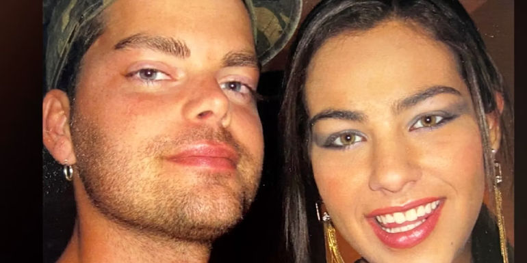 Close-up shot of Veronica Rodriguez and Tim Malcolm from 90 Day Fiance