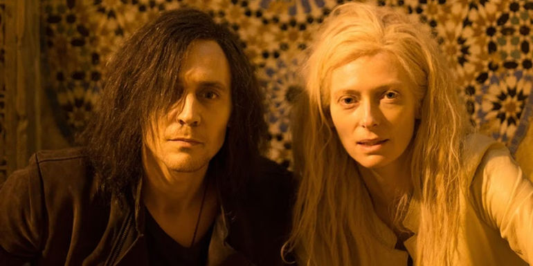 Adam and Eve Looking in the Distance in Only Lovers Left Alive