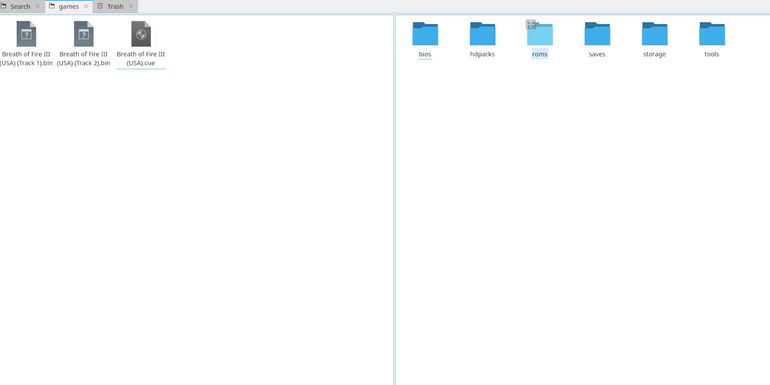 Steam Deck transferring ROM files