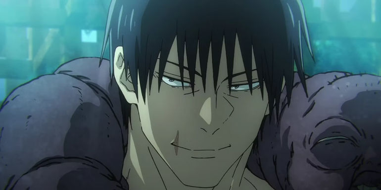 Toji smiles in Jujutsu Kaisen
