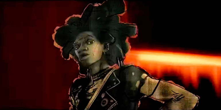 Hobie Brown aka Spider-Punk Without His Mask in Spider-Man Across the Spider-Verse