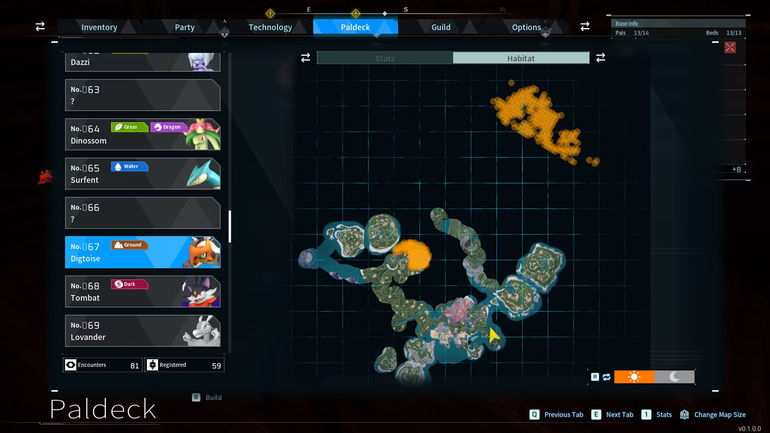 Where to find Digtoise in Palworld