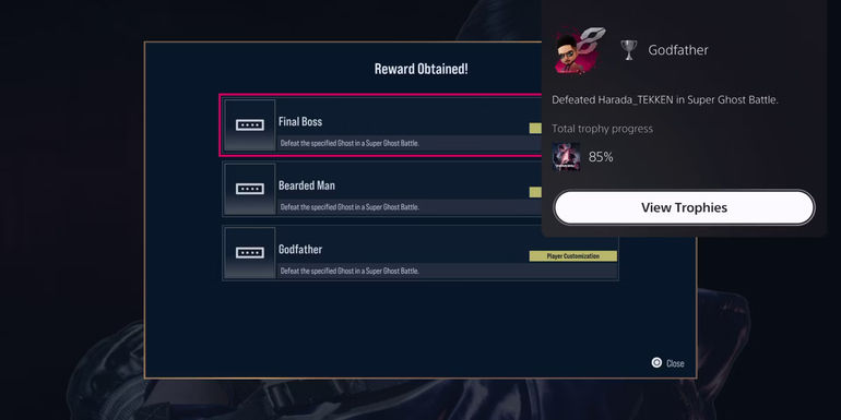 tekken-8-godfather-trophy-rewards