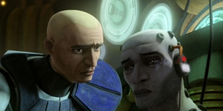 Rex finds Echo in Star Wars Clone Wars