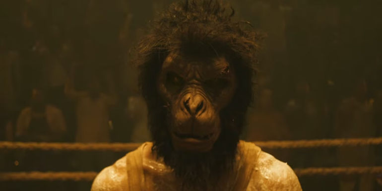Dev Patel dressed as Monkey in Monkey Man 