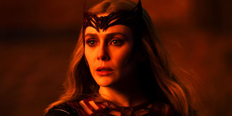 Elizabeth Olsen's Wanda Maximoff aka Scarlet Witch in 2022's Doctor Strange in the Multiverse of Madness