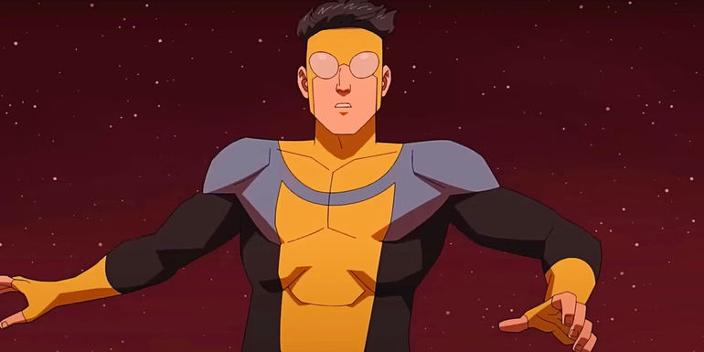 Mark Grayson against a starry night in Invincible season 2