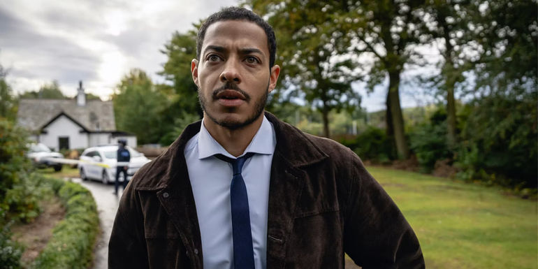 Nicolas Nunes de Souza as Young Colman looking suspiciously in The Woman In The Wall