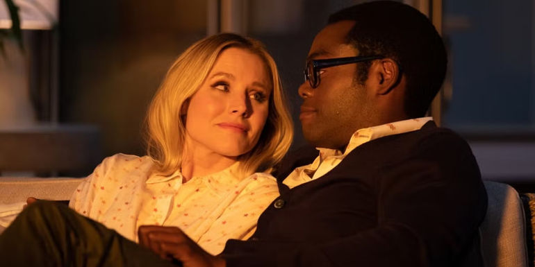 Eleanor and Chid in the real good place