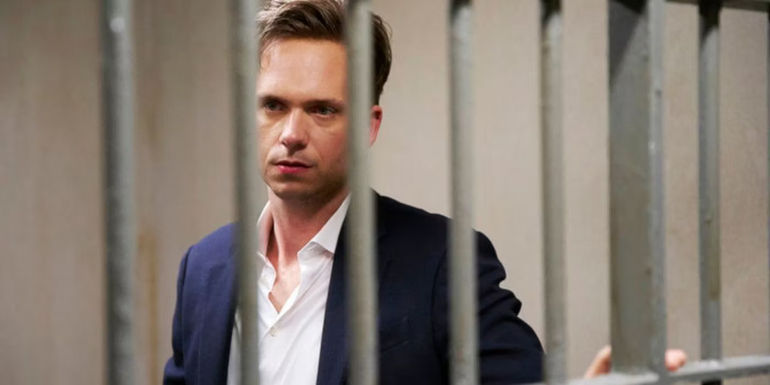 Mike Ross in prison in Suits