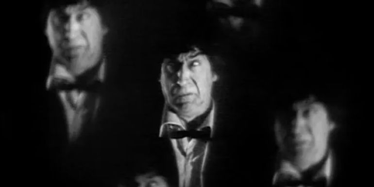 Patrick Troughton's Second Doctor being forced to regenerate in Doctor Who