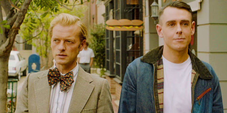 Sean Harmon as young Gibbs. and Adam Campbell as young Ducky in NCIS