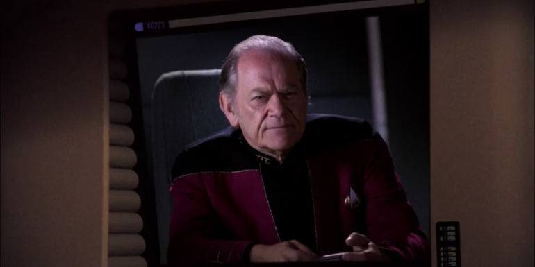 Star Trek Best of Both Worlds Admiral Hanson