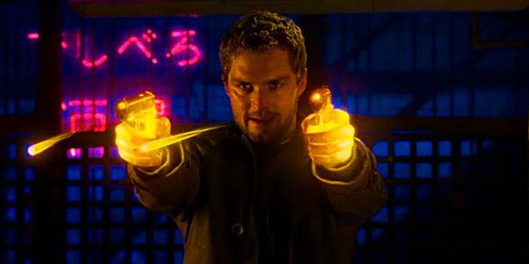 Danny Rand shooting chi guns at the end of Iron Fist season 2
