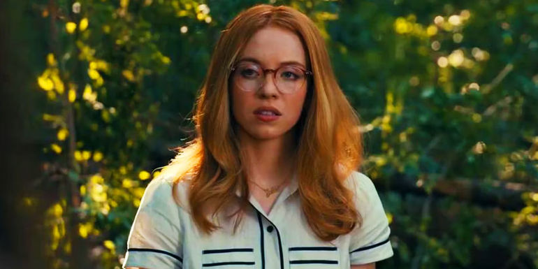 Sydney Sweeney's Julia Carpenter in the Madame Web trailer