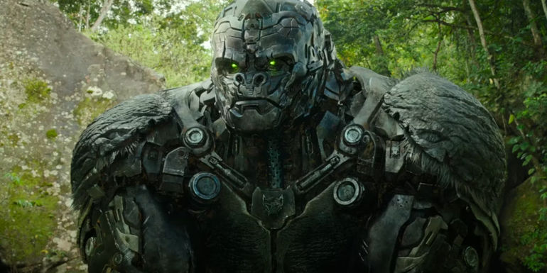 Optimus Primal in Transformers Rise of the Beasts.