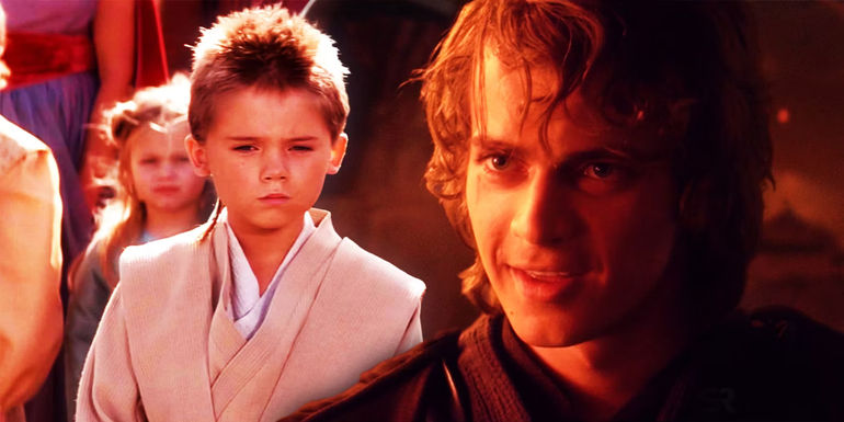 Anakin Skywalker in The Phantom Menace and Revenge of the Sith.