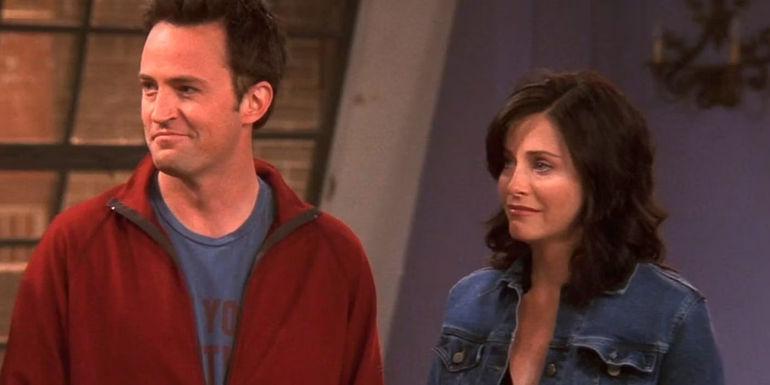 Chandler and Monica in the Apartment in Friends' Finale