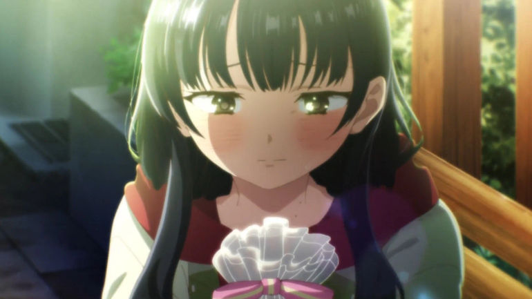 Yamada Anna as seen in The Dangers in My Heart (Image via Shin-Ei Animation)