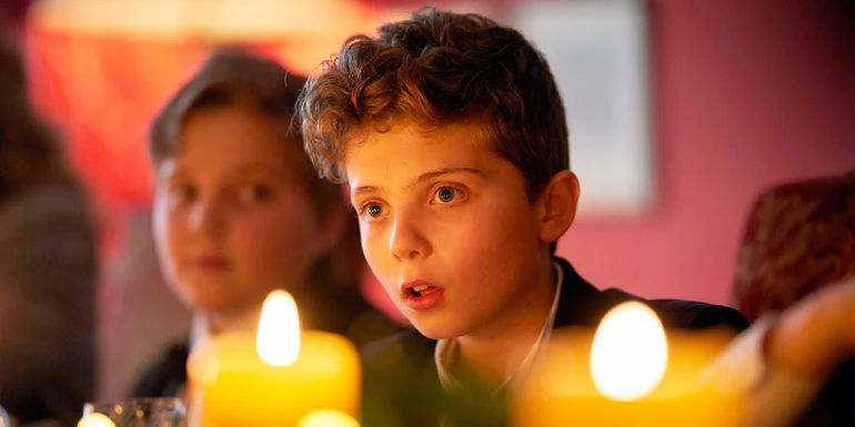 Art looking on in Silent Night.