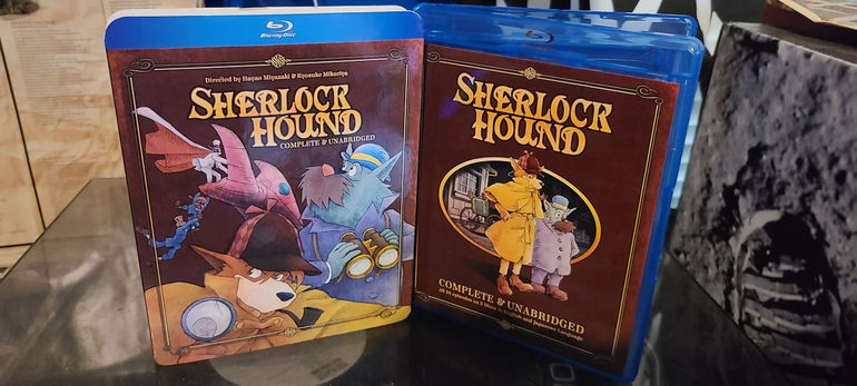 Sherlock Hound blu-ray boxes distributed by Discotek Media