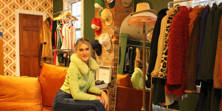 The Bachelor Season 28 Contestant Sydney Gordon In Her Store Folk Vintage