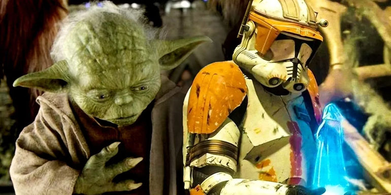 Yoda and Commander Cody during Order 66