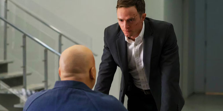 Kingpin speaking to Benjamin Poindexter in Daredevil season 3