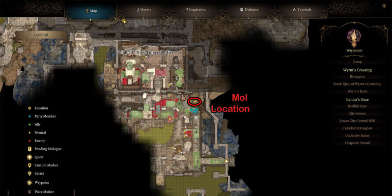 mol location in baldurs gate 3